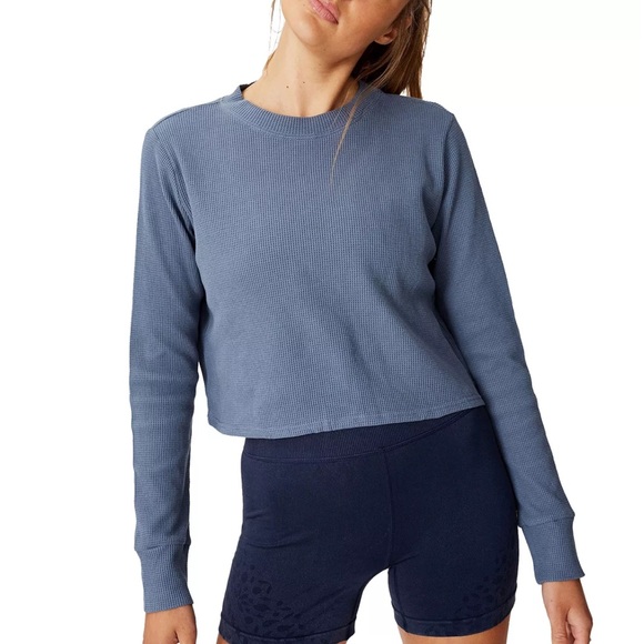 Cotton On Tops - Cotton On Women's Cross Back Waffle Long Sleeve Top